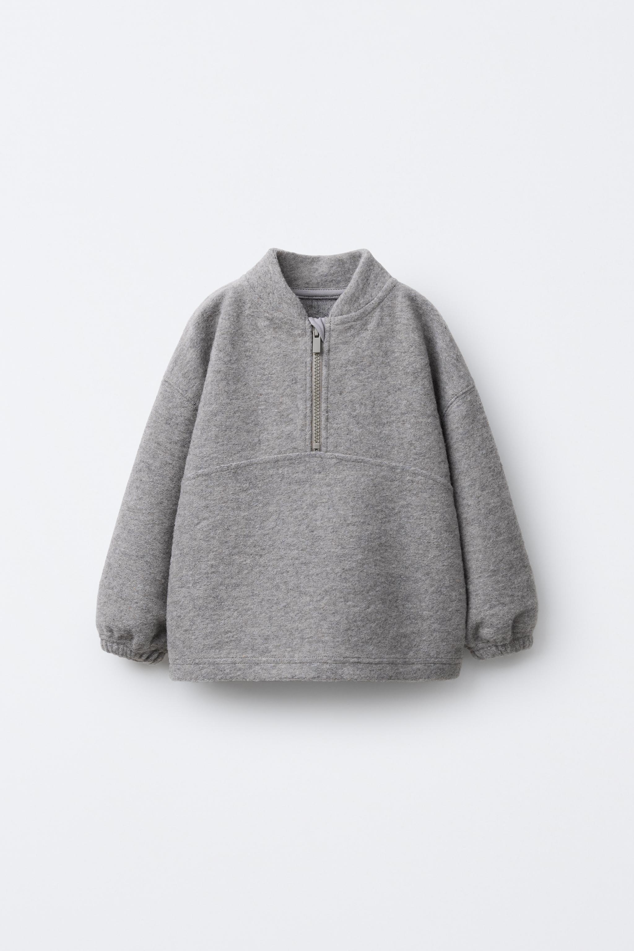SOFT ZIP SWEATSHIRT